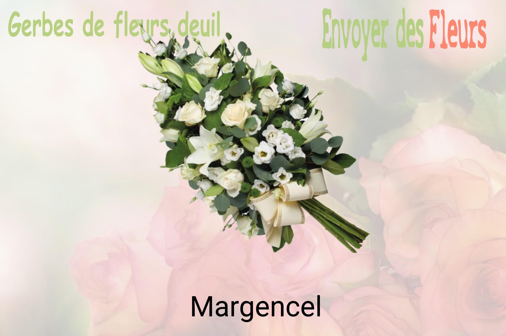Gerbe de fleurs de deuil livrée à Margencel